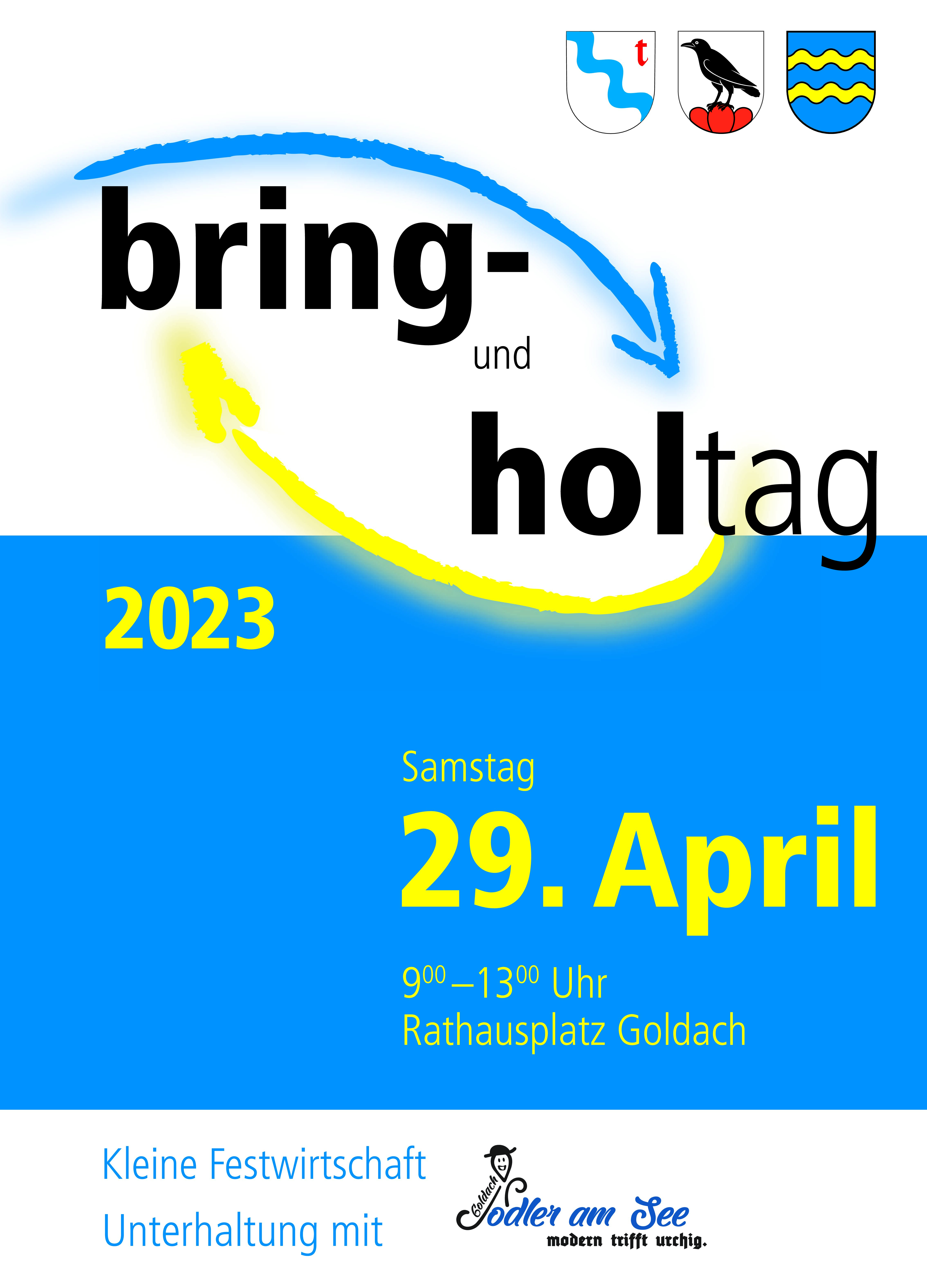 Bring- und Holtag am 29. April 2023