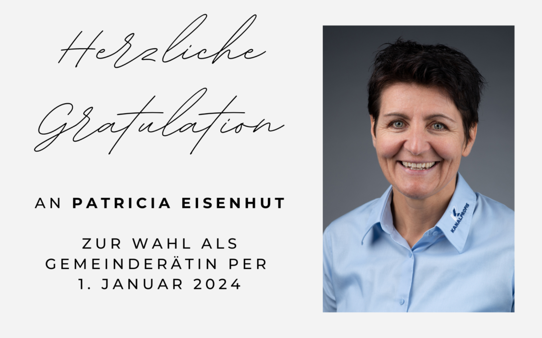 Patricia Eisenhut ist neue Gemeinderätin ab 1. Januar 2024