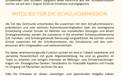 Mitglied Schulkommission gesucht