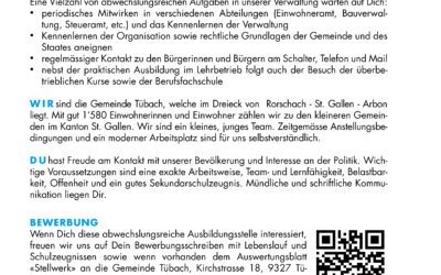 Lehrstelle zur Kauffrau / zum Kaufmann ab August 2025 offen