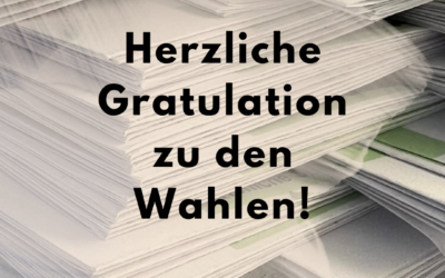 Gesamterneuerungswahlen: alle Wahlvorschläge bestätigt