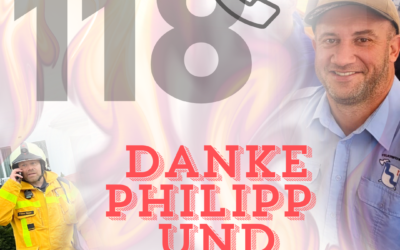 Danke an den Zugführer und sein Stellvertreter der Feuerwehr Tübach!