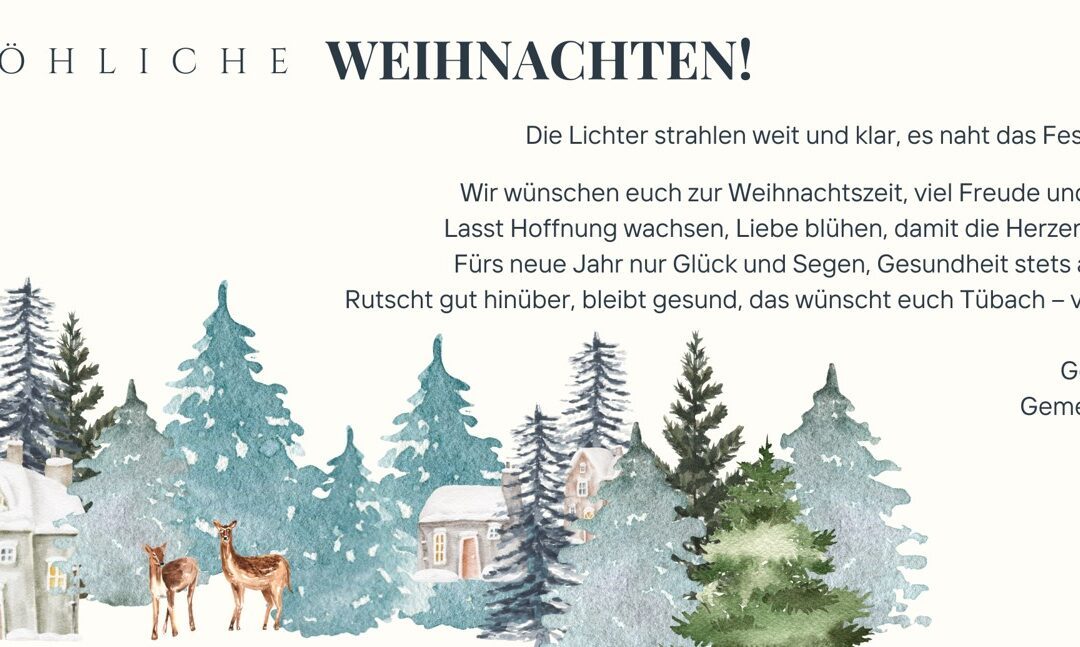 Fröhliche Weihnachten!