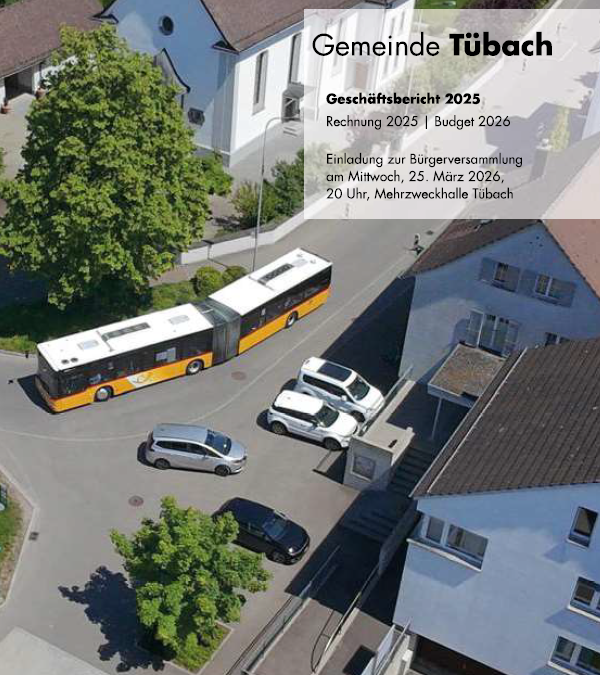 Geschäftsbericht 2025 und Einladung zur Bürgerversammlung 2026