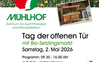 Einladung zum Tag der offenen Tür im Mühlhof in Tübach Samstag, 2. Mai ab 10.00 Uhr