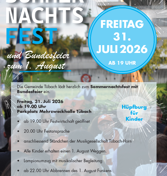 Sommernachtsfest am 31. Juli 2026